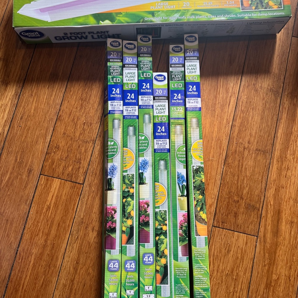 Great Value LED Plant Grow Light 2ft